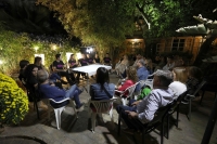 Imagen de uno de los encuentros celebrados en un patio cordobés durante la pasada edición de la actividad. 