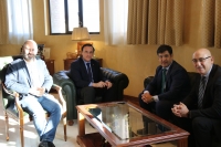 Visita institucional del presidente del Crdoba C.F.