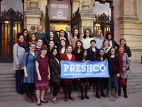 Recepcin de estudiantes del Programa PRESHCO