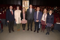 Foto de familia de autoridades asistentes a la inauguracin de las jornadas