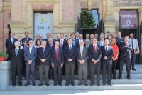 Foto de familia de asistentes a la reunin de RedEmprendia, celebrada en Crdoba