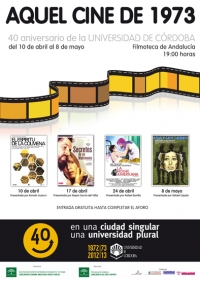 La UCO recuerda las películas más emblemáticas del año de su nacimiento