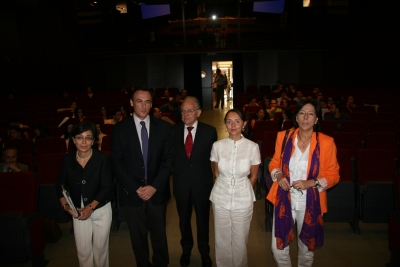 Autoridades en la inauguración de las jornadas 