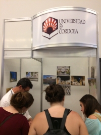 Stand de la UCO en la feria celebrada en Brasil
