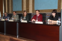 Autoridades participantes en la inauguracin del Seminario