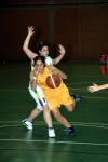 Un momento del encuentro del baloncesto femenino