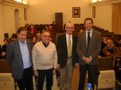 De izq a Dcha: Antonio Barragán, Antonio Garrido, Jose Manuel de Bernardo y Eulalio Fernández