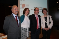 De izq. a dcha. Manuel Morn, Anabel Carrillo, Francisco Trigueros y Julia Angulo