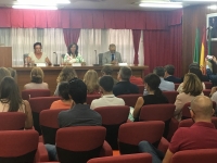 Momento de la ponencia de la magistrada de la Sala de lo Social del TSJA, Ana Mara Orellana Cano