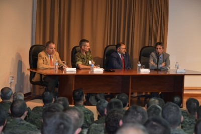 De izquierda a derecha, Enrique Aguilar, Aroldo Lázaro Sáez, Librado Carrasco y Juan Pedro Monferrer