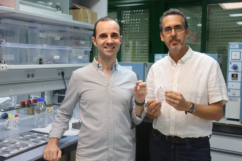 Los directores de la tesis Juan Luis Gómez-Cámer y Álvaro Caballero Los directores de la tesis Juan Luis Gómez-Cámer y Álvaro Caballero